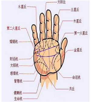 手相測姻緣,對婚姻不利的手紋,手相算命大全