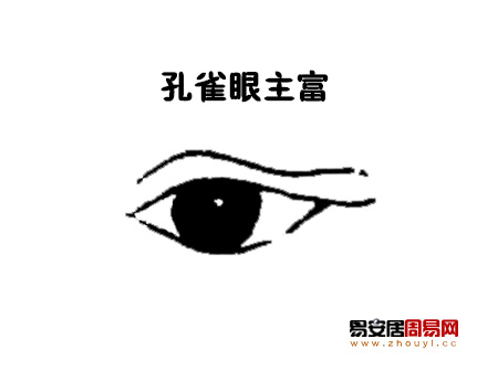 孔雀眼睛面相圖解