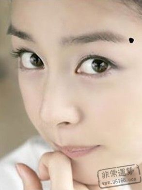 眉尾有痣,眉尾有痣的女人,眉尾有痣的男人